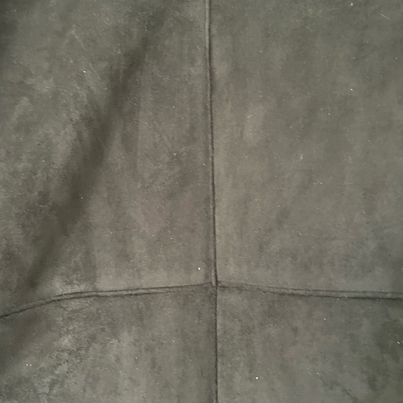 Crazy Horse men’s black vegen Suede Sherpa lined Coat size X Large - Picture 4 of 6